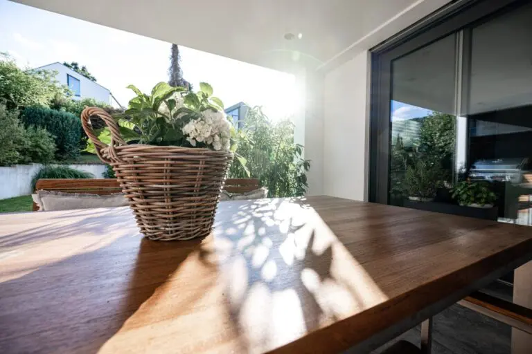 Überdachte Terrasse